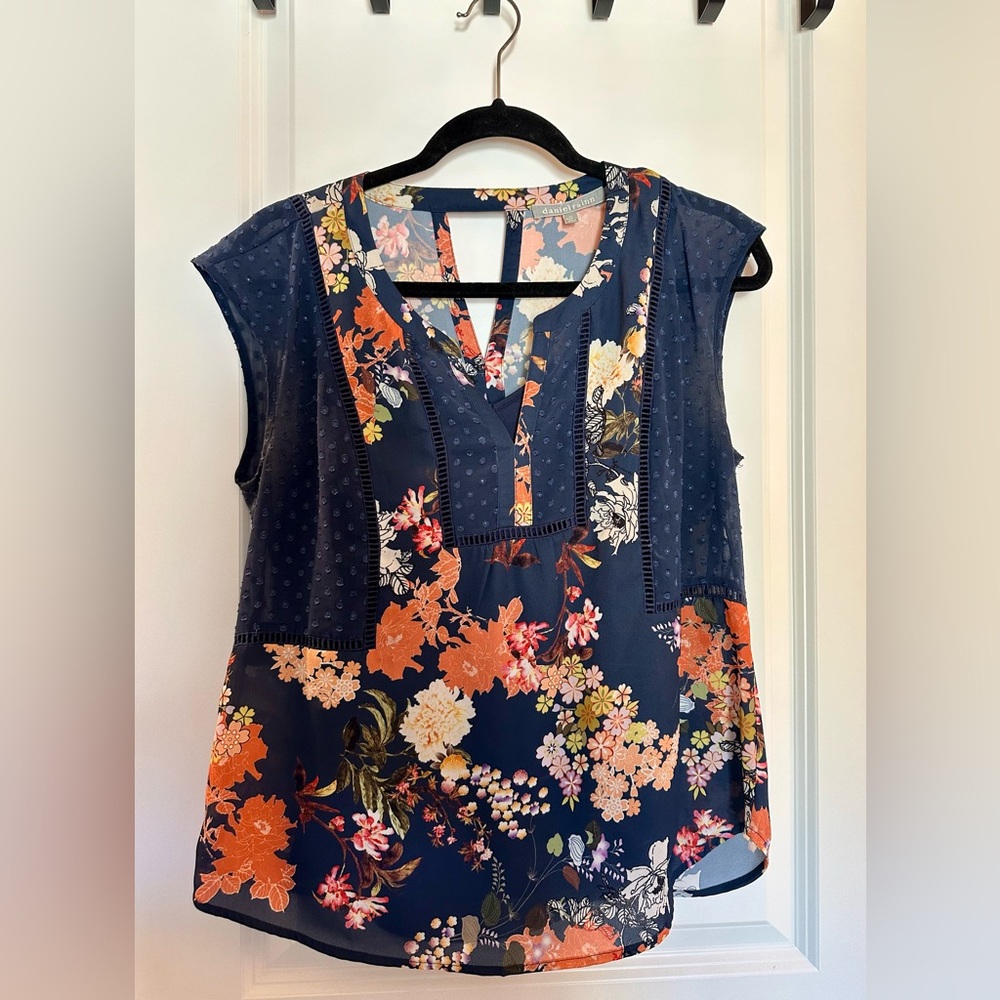 Boho floral blouse